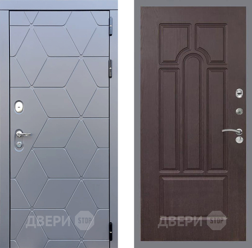 Входная металлическая Дверь Стоп КОСМО ФЛ-58 Венге в Луховицах