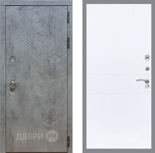Дверь Стоп БЕТОН ФЛ-290 Силк Сноу в Луховицах