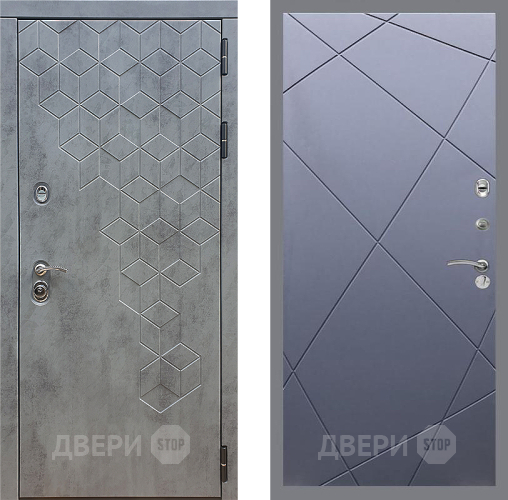Дверь Стоп БЕТОН ФЛ-291 Силк титан в Луховицах
