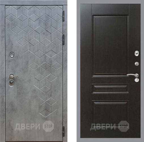 Дверь Стоп БЕТОН ФЛ-243 Венге в Луховицах