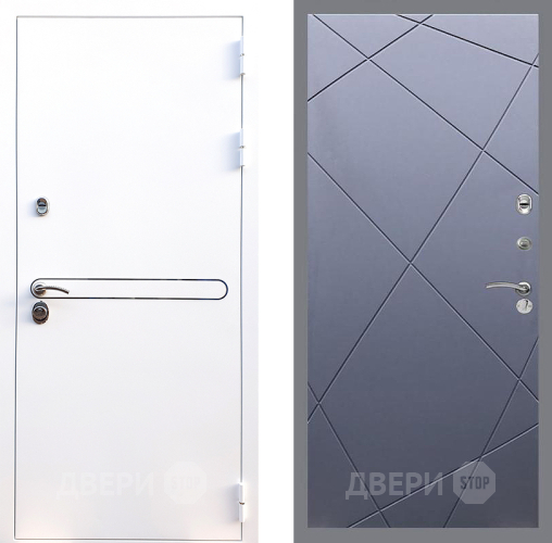 Дверь Стоп Лайн Вайт ФЛ-291 Силк титан в Луховицах