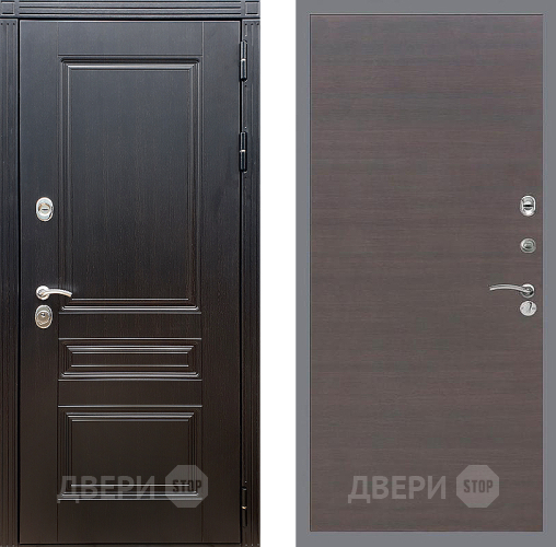 Дверь Стоп МЕГАПОЛИС Гладкая венге поперечный в Луховицах