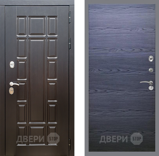 Дверь Стоп НЬЮ ЙОРК Гладкая Дуб тангенальный черный в Луховицах