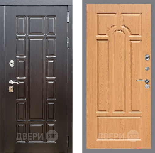 Входная металлическая Дверь Стоп НЬЮ ЙОРК ФЛ-58 Дуб в Луховицах