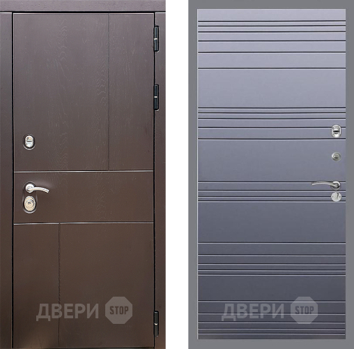 Дверь Стоп УРБАН Лайн Силк титан в Луховицах