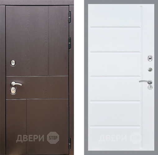Дверь Стоп УРБАН ФЛ-102 Белый ясень в Луховицах