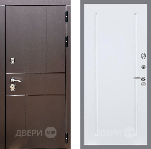 Дверь Стоп УРБАН ФЛ-68 Силк Сноу в Луховицах