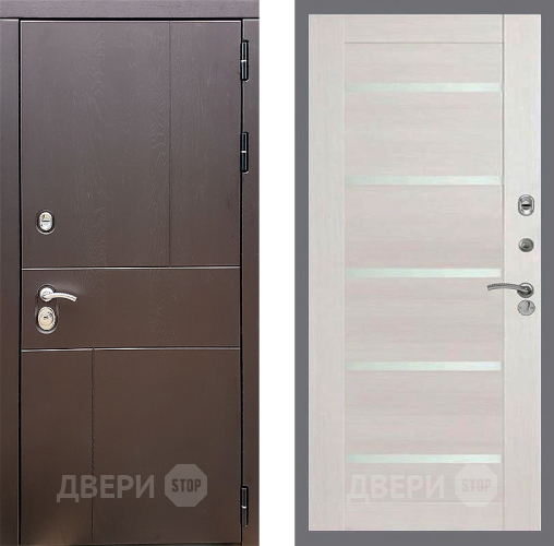 Входная металлическая Дверь Стоп УРБАН СБ-14 Лиственница беж в Луховицах
