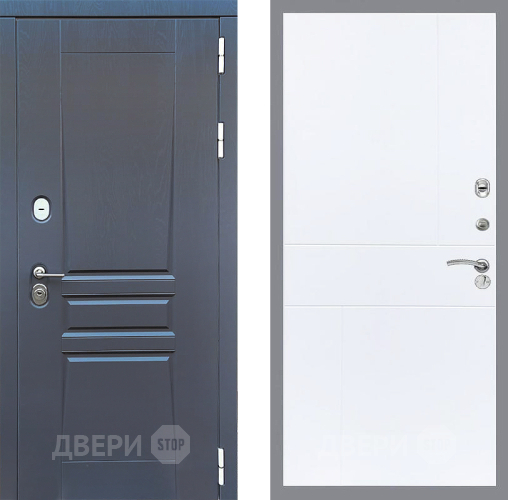 Входная металлическая Дверь Стоп ПЛАТИНУМ ФЛ-290 Силк Сноу в Луховицах