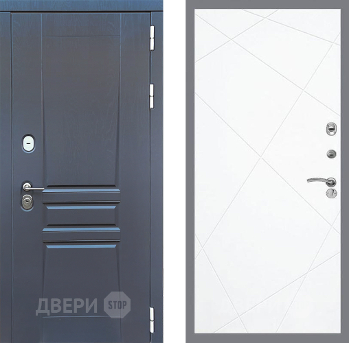 Входная металлическая Дверь Стоп ПЛАТИНУМ ФЛ-291 Силк Сноу в Луховицах