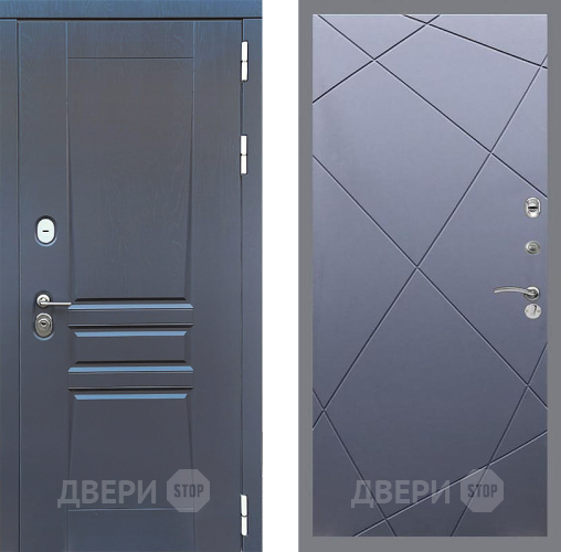 Дверь Стоп ПЛАТИНУМ ФЛ-291 Силк титан в Луховицах