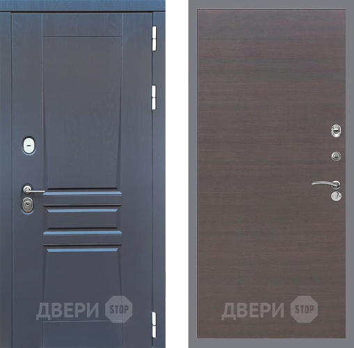 Дверь Стоп ПЛАТИНУМ Гладкая венге поперечный в Луховицах