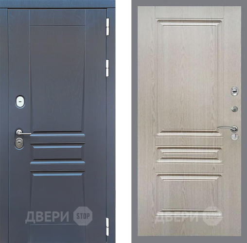 Входная металлическая Дверь Стоп ПЛАТИНУМ ФЛ-243 Беленый дуб в Луховицах