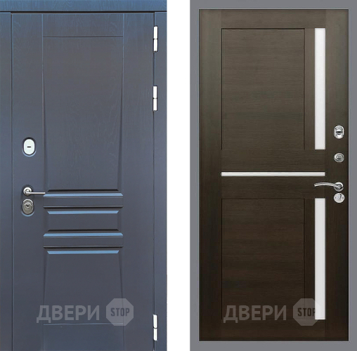 Входная металлическая Дверь Стоп ПЛАТИНУМ СБ-18 Венге в Луховицах