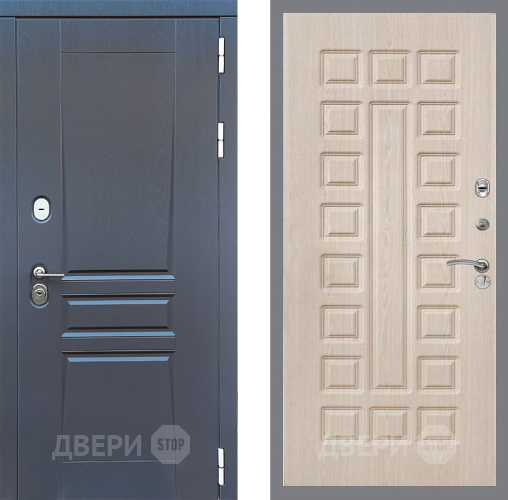 Входная металлическая Дверь Стоп ПЛАТИНУМ ФЛ-183 Беленый дуб в Луховицах