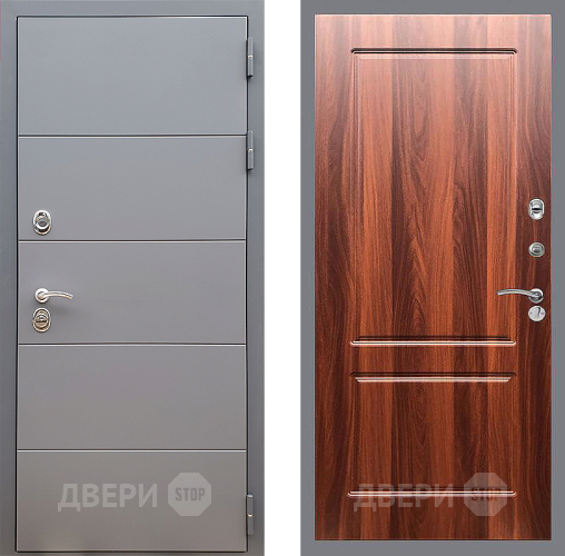 Дверь Стоп АРТ ГРАФИТ ФЛ-117 Итальянский орех в Луховицах