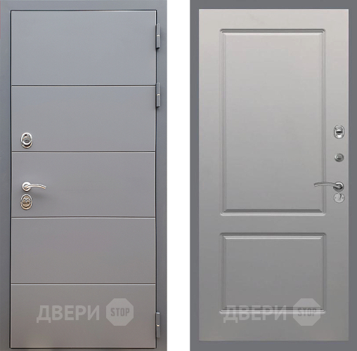 Дверь Стоп АРТ ГРАФИТ ФЛ-117 Грей софт в Луховицах