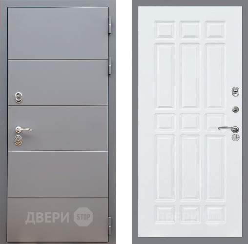 Дверь Стоп АРТ ГРАФИТ ФЛ-33 Силк Сноу в Луховицах