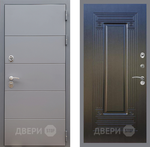 Входная металлическая Дверь Стоп АРТ ГРАФИТ ФЛ-4 Венге в Луховицах