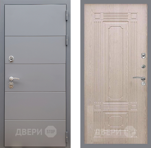 Дверь Стоп АРТ ГРАФИТ ФЛ-2 Беленый дуб в Луховицах
