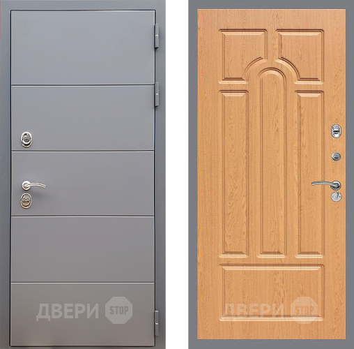 Дверь Стоп АРТ ГРАФИТ ФЛ-58 Дуб в Луховицах
