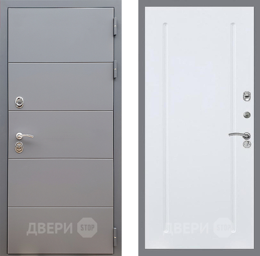 Дверь Стоп АРТ ГРАФИТ ФЛ-68 Силк Сноу в Луховицах
