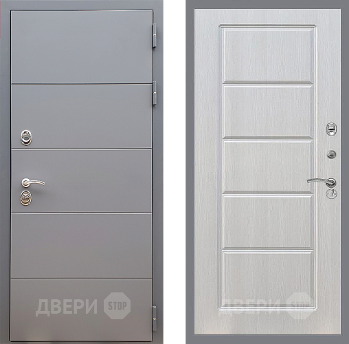 Входная металлическая Дверь Стоп АРТ ГРАФИТ ФЛ-39 Лиственница беж в Луховицах