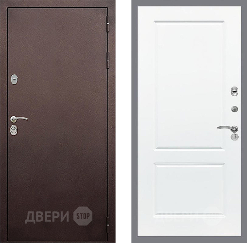 Дверь Стоп КЛАССИК Медь ФЛ-117 Силк Сноу в Луховицах