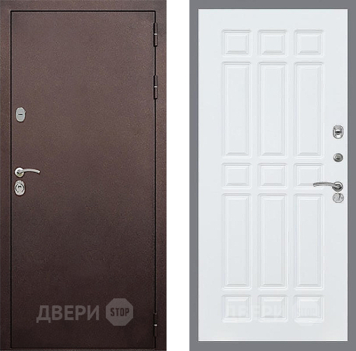 Входная металлическая Дверь Стоп КЛАССИК Медь ФЛ-33 Силк Сноу в Луховицах
