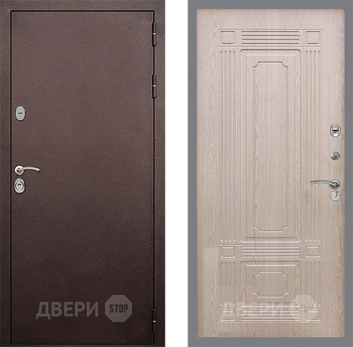 Дверь Стоп КЛАССИК Медь ФЛ-2 Беленый дуб в Луховицах