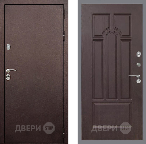 Дверь Стоп КЛАССИК Медь ФЛ-58 Венге в Луховицах
