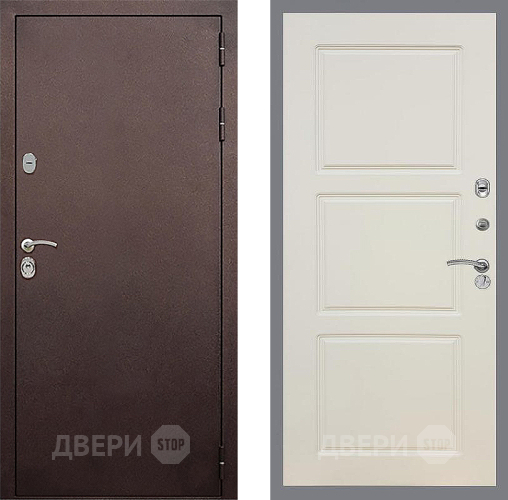 Входная металлическая Дверь Стоп КЛАССИК Медь ФЛ-3 Шампань в Луховицах