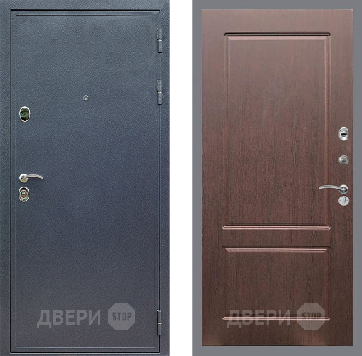 Входная металлическая Дверь Стоп СИЛЬВЕР ФЛ-117 Орех премиум в Луховицах