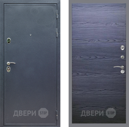 Дверь Стоп СИЛЬВЕР Гладкая Дуб тангенальный черный в Луховицах