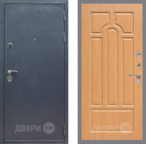 Входная металлическая Дверь Стоп СИЛЬВЕР ФЛ-58 Дуб в Луховицах