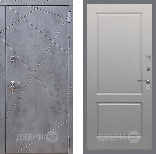Дверь Стоп Лучи ФЛ-117 Грей софт в Луховицах