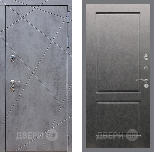 Входная металлическая Дверь Стоп Лучи ФЛ-117 Штукатурка графит в Луховицах