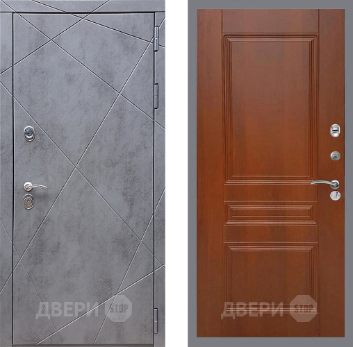 Дверь Стоп Лучи ФЛ-243 Итальянский орех в Луховицах
