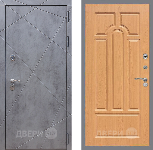 Входная металлическая Дверь Стоп Лучи ФЛ-58 Дуб в Луховицах