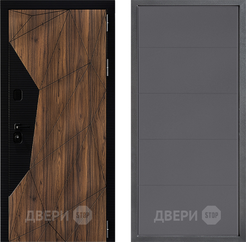 Дверь Дверной континент ДК-11 ФЛ-649 Графит софт в Луховицах