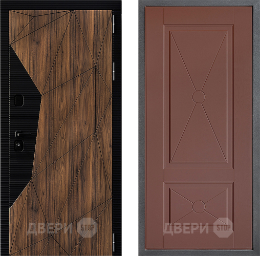 Дверь Дверной континент ДК-11 ФЛ-617 Ясень шоколадный в Луховицах