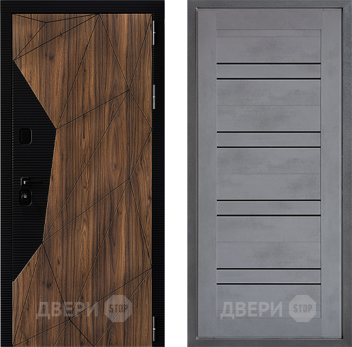Дверь Дверной континент ДК-11 ФЛ-49 Бетон серый в Луховицах