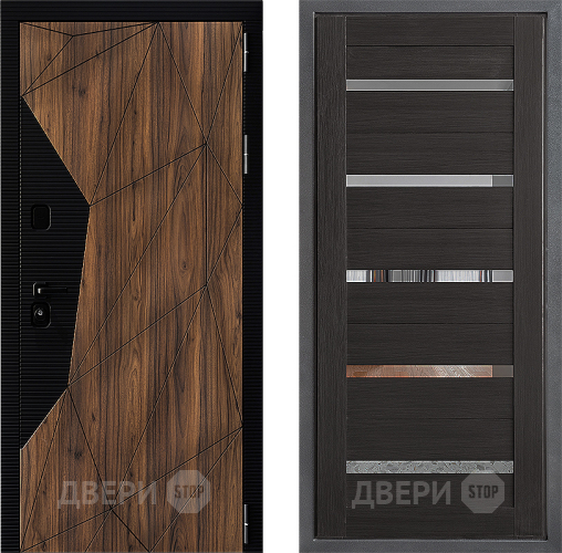 Входная металлическая Дверь Дверной континент ДК-11 ФЛ-47 Венге в Луховицах