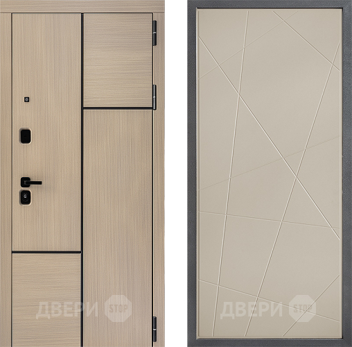 Входная металлическая Дверь Дверной континент ДК-14 ФЛ-655 Капучино в Луховицах