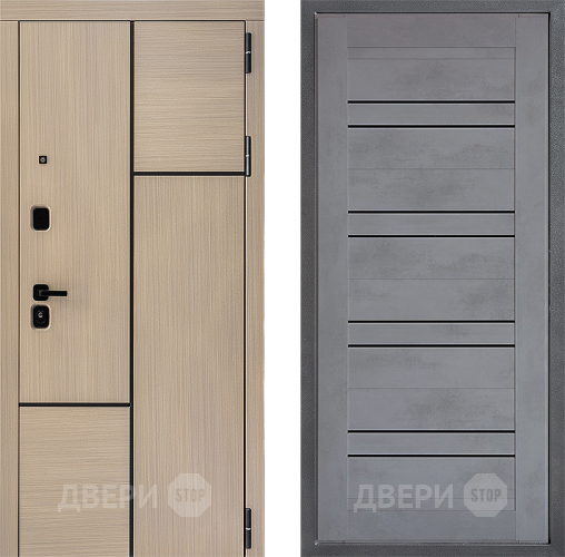 Дверь Дверной континент ДК-14 ФЛ-49 Бетон серый в Луховицах