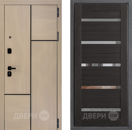 Входная металлическая Дверь Дверной континент ДК-14 ФЛ-47 Венге в Луховицах