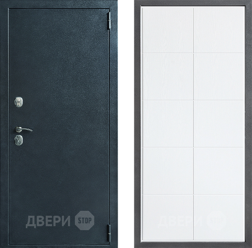 Входная металлическая Дверь Дверной континент ДК-70 Дизайн ФЛ-Кватро Белое дерево в Луховицах