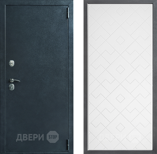 Входная металлическая Дверь Дверной континент ДК-70 Дизайн ФЛ-Тиффани Белый софт в Луховицах