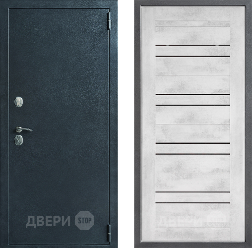 Дверь Дверной континент ДК-70 Дизайн ФЛ-49 Бетон снежный в Луховицах