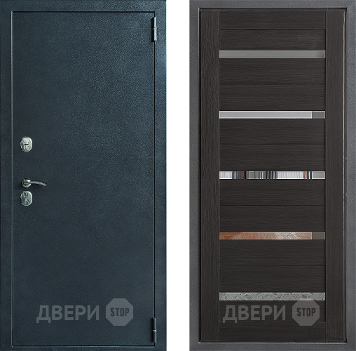 Входная металлическая Дверь Дверной континент ДК-70 Дизайн ФЛ-47 Венге в Луховицах
